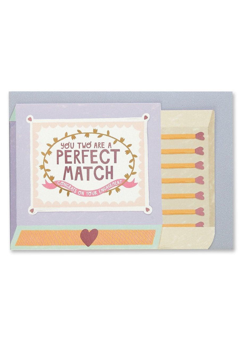You Two Are A Perfect Match Card - SpectrumStore SG